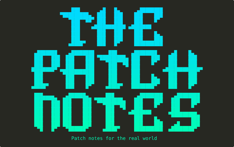 THE PATCH NOTES boot sequence